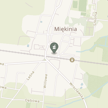 Miękinia na mapie