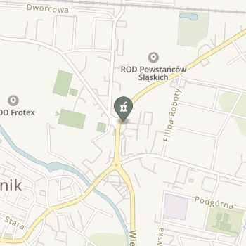 pod Złotym Wężem na mapie