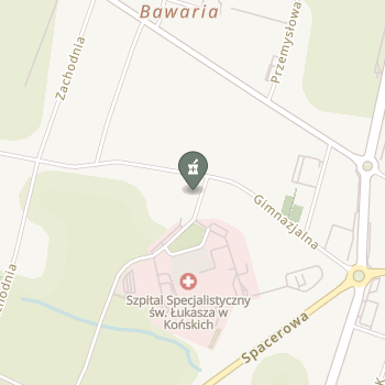 pod Różami na mapie