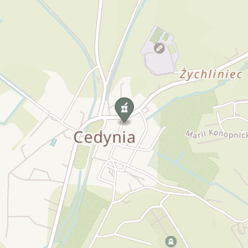 pod Miłorzębem na mapie