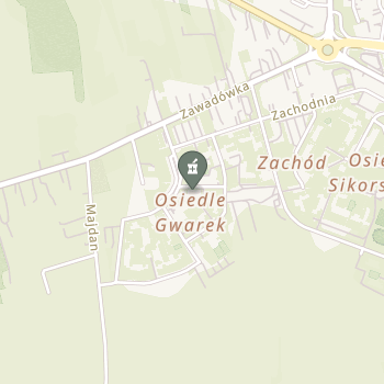 Apteka na Gwarku na mapie