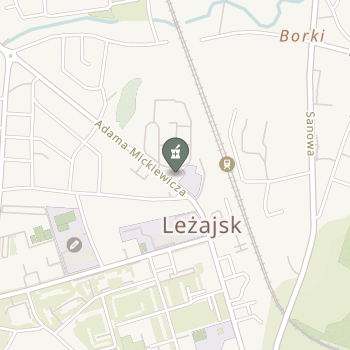 Leżajska na mapie