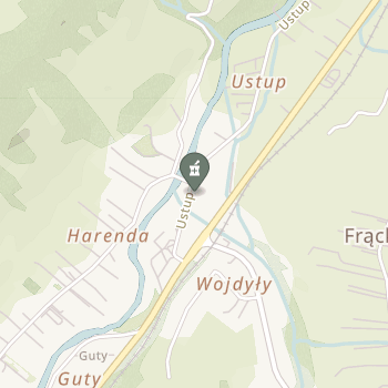 Apteka na Ustupie na mapie