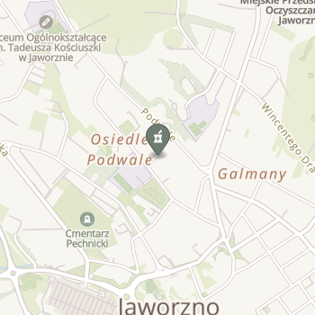 Podwale na mapie