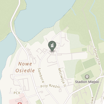 Mściwoja II na mapie