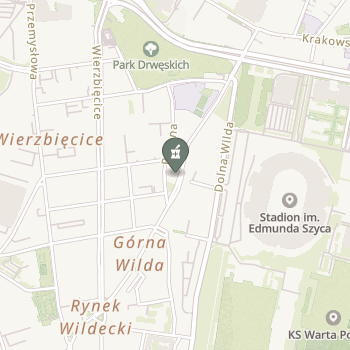 pod Klonami na mapie