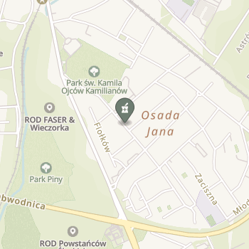 św. Kamila na mapie