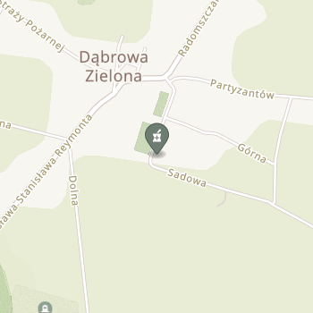 Apteka Świętej Anny w Dąbrowie Zielonej na mapie