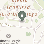 Północna na mapie