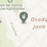 św. Kamila na mapie
