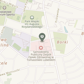 SPZOZ w Tomaszowie Lubelskim na mapie