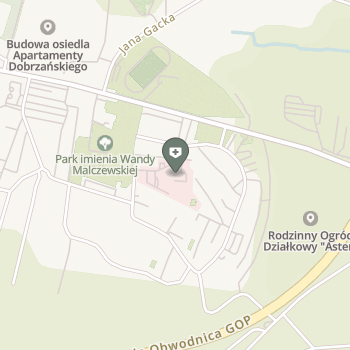 Centrum Zdrowia Dziecka i Rodziny im. Jana Pawła II w Sosnowcu na mapie