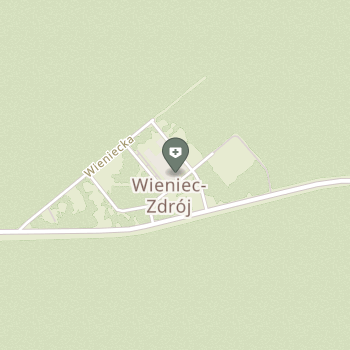 Uzdrowisko Wieniec na mapie