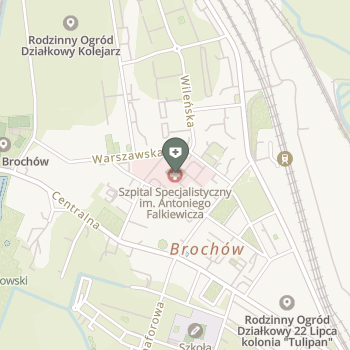 Szpital Specjalistyczny im. A. Falkiewicza we Wrocławiu na mapie