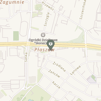 Gabinety przy Lipskiej na mapie