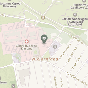 SPZOZ Centralny Szpital Kliniczny Uniwersytetu Medycznego w Łodzi na mapie