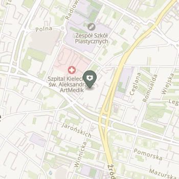 College Medical Clinic na mapie