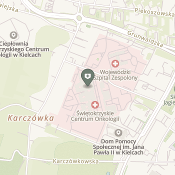 Świętokrzyskie Centrum Onkologii SPZOZ w Kielcach na mapie
