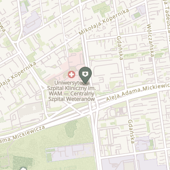 SPZOZ Uniwersytecki Szpital Kliniczny nr 2 Uniwersytetu Medycznego w Łodzi na mapie