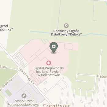 Szpital Wojewódzki im. Jana Pawła II w Bełchatowie na mapie