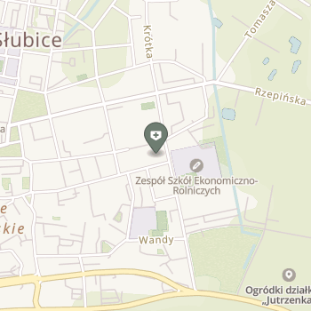 Medycyna Szkolna "Zdrowie" Irena Golonka, Małgorzata Kochanek, Mirosława Najder na mapie