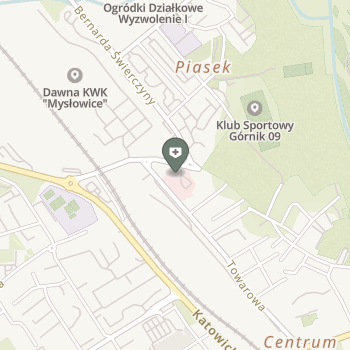 SPZOZ Szpital nr 2 im. dr. Tadeusza Boczonia w Mysłowicach na mapie