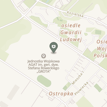 Ambulatorium 4 Wojskowego Oddziału Gospodarczego w Gliwicach na mapie