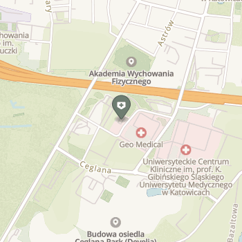 Pratia Onkologia Katowice na mapie