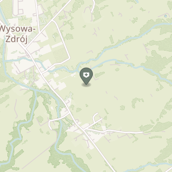 Uzdrowisko Wysowa na mapie
