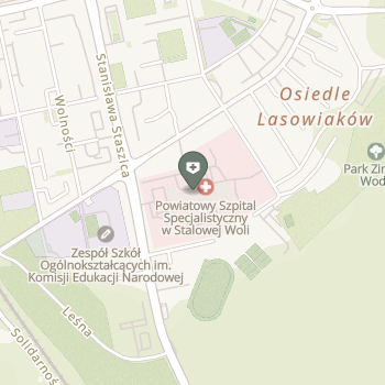SPZZOZ Powiatowy Szpital Specjalistyczny w Stalowej Woli na mapie