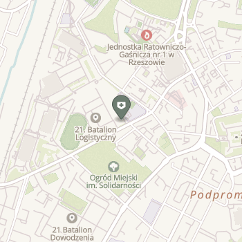 Wojskowa Specjalistyczna Przychodnia Lekarska SPZOZ w Rzeszowie na mapie