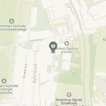 Ambulatorium z Izbą Chorych Aresztu Śledczego w Łodzi na mapie