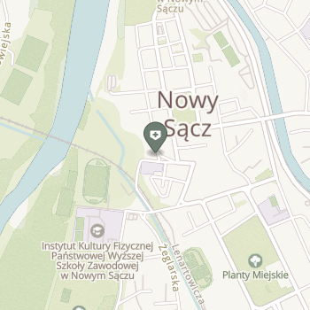 Ambulatorium z Izbą Chorych Zakładu Karnego w Nowym Sączu na mapie