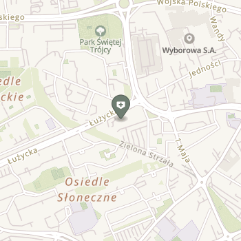 Ambulatorium z Izbą Chorych Aresztu Śledczego w Zielonej Górze na mapie