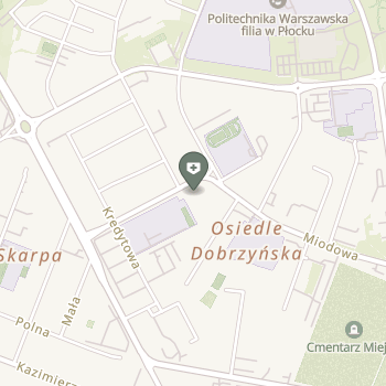 NZOZ Ośrodek Rehabilitacyjno-Wychowawczy dla dzieci Towarzystwa Przyjaciół Dzieci Oddział Miejsko-Powiatowy w Płocku na mapie