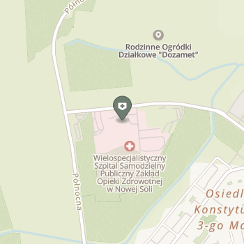 Wielospecjalistyczny Szpital SPZOZ w Nowej Soli na mapie