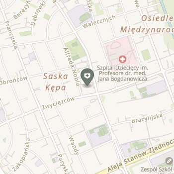 Centrum Krwiodawstwa w Warszawie na mapie