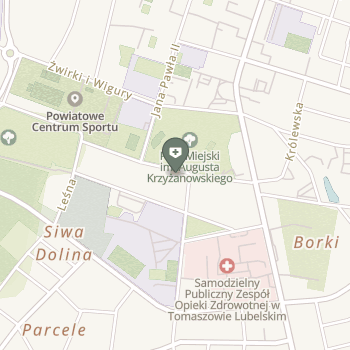 Ośrodek Rehabilitacyjno-Edukacyjno-Wychowawczy Polskiego Stowarzyszenia na Rzecz Osób z Niepełnosprawnością Intelektualną Koło w Tomaszowie Lubelskim na mapie