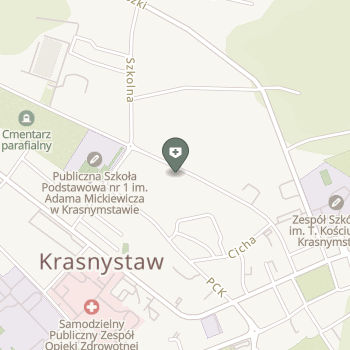Ambulatorium z Izbą Chorych Aresztu Śledczego w Krasnymstawie na mapie