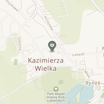 SPZOZ w Kazimierzy Wielkiej na mapie
