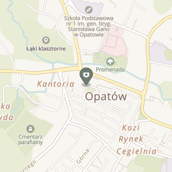 Akton na mapie