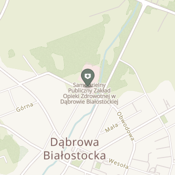 SPZOZ w Dąbrowie Białostockiej na mapie