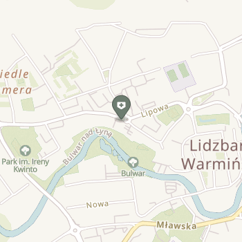 Przychodnia Rehabilitacji Zawodowej Inwalidów przy Warmińska na mapie