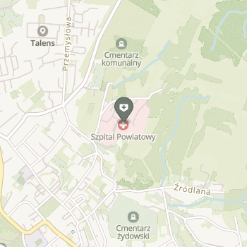 SPZOZ w Lesku na mapie