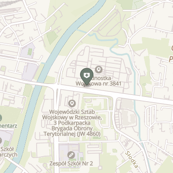 34. Wojskowy Oddział Gospodarczy w Rzeszowie na mapie