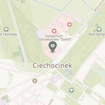 SPZOZ Sanatorium Uzdrowiskowe Ministerstwa Spraw Wewnętrznych i Administracji "Orion" w Ciechocinku na mapie