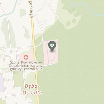 SPZZOZ w Nowej Dębie na mapie
