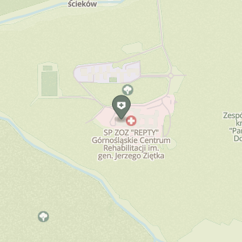 "Repty" Górnośląskie Centrum Rehabilitacji im. Gen. Jerzego Ziętka na mapie