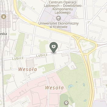 Anatomia Kraków na mapie