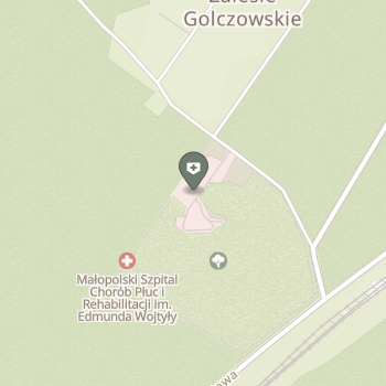 Małopolski Szpital Chorób Płuc i Rehabilitacji im. Edmunda Wojtyły na mapie